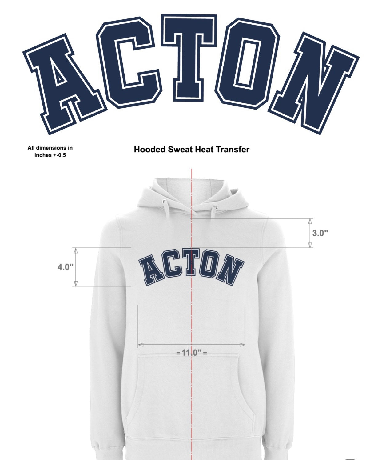 Acton / W3 Hoodies