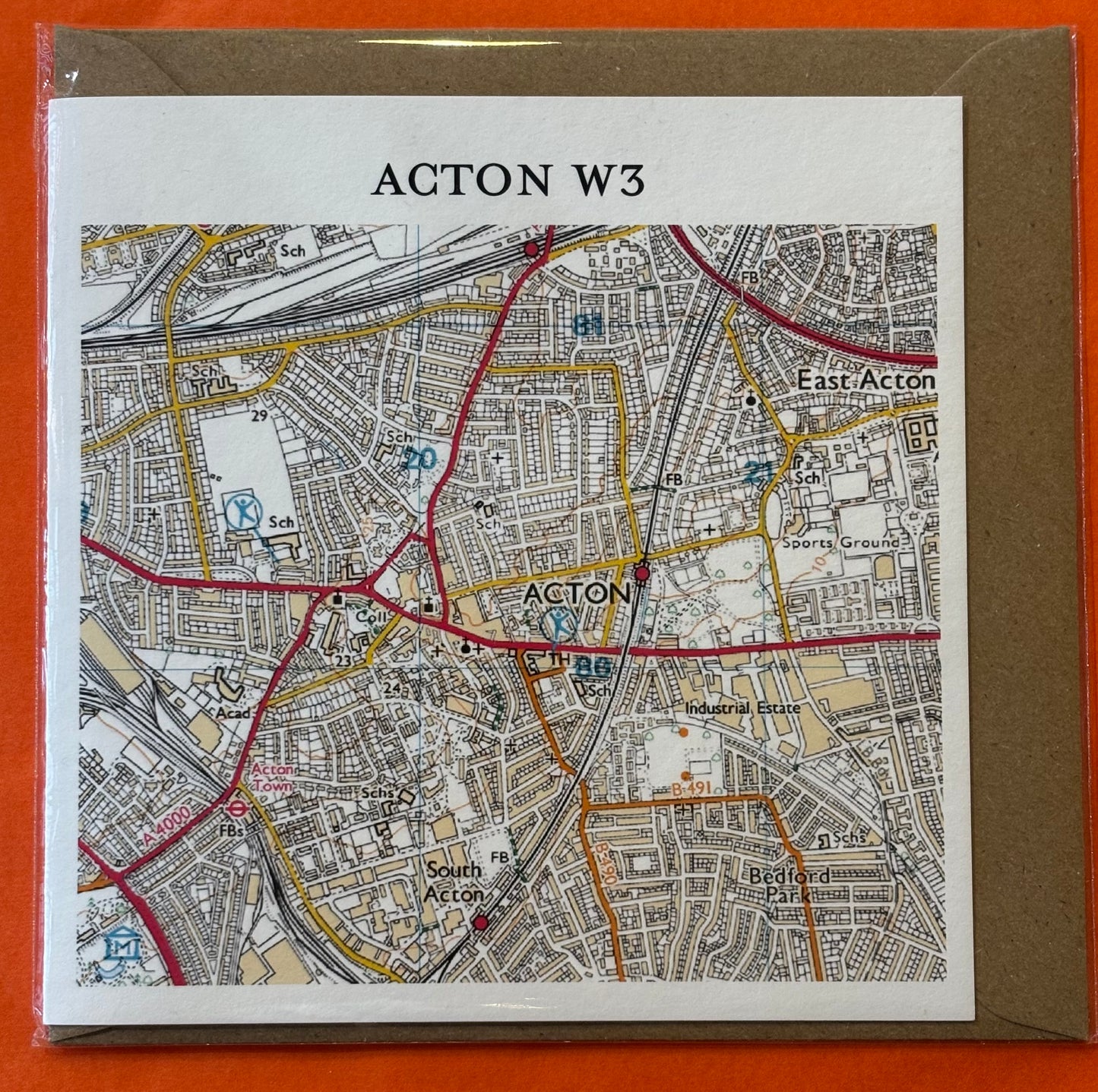Acton Map Card
