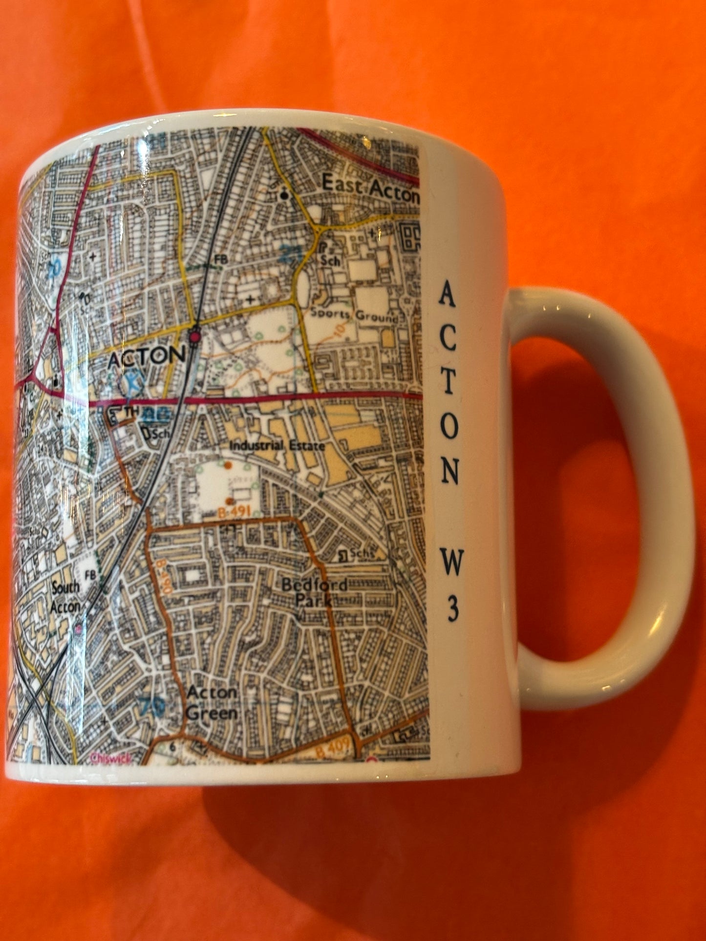 Acton Map Mug