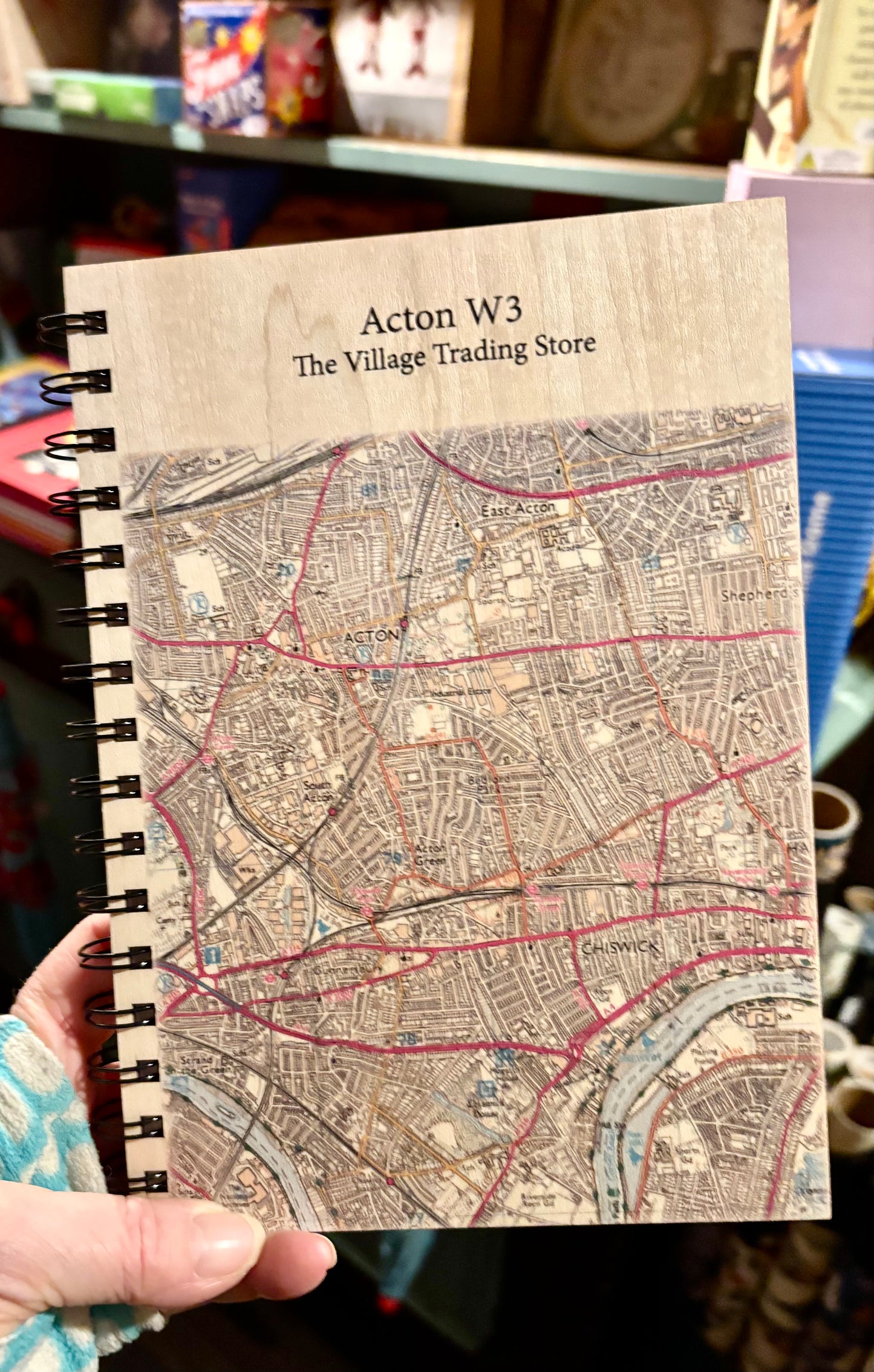 Wooden Acton W3 Notebook
