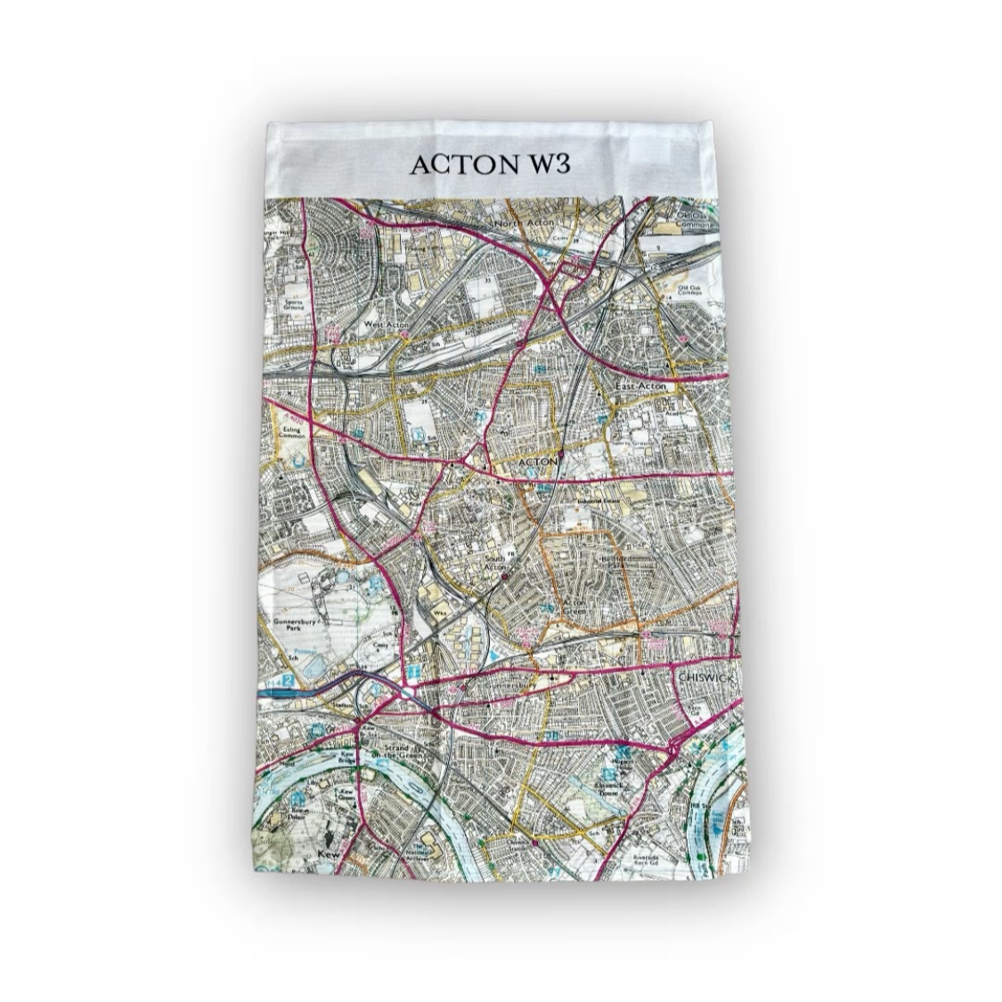 Acton Map T-Towel