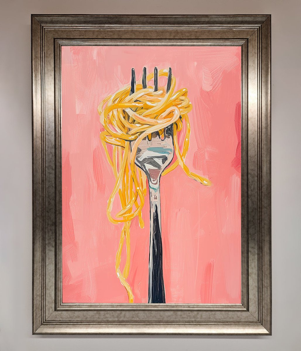 Yes To Spaghetti Framed Print