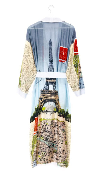 Mother’s Day gifts/Eiffel Tower Bamboo Dressing Gown