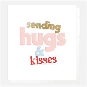 Sending Hugs and Kisses Card