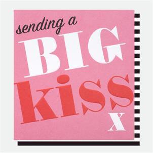 Sending A Big Kiss Card