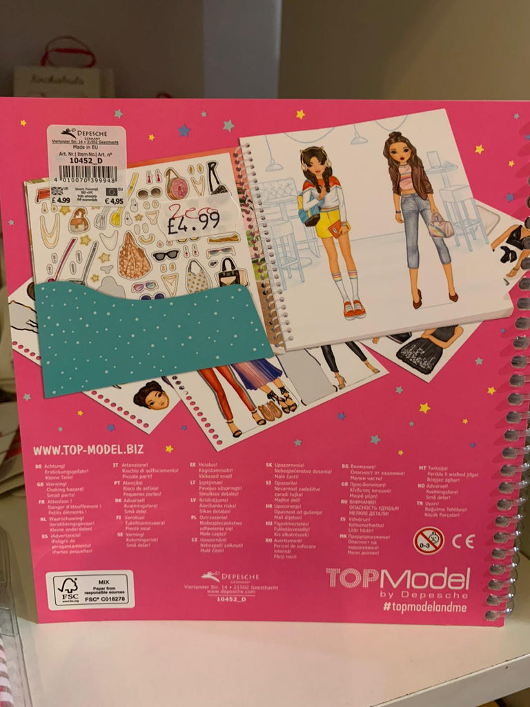 Top Model Dress Me Up Book – The Village Trading Store