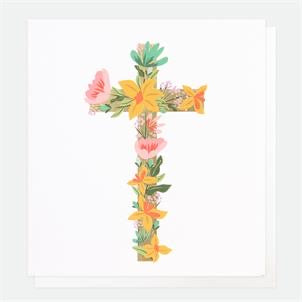 Spring Floral Cross