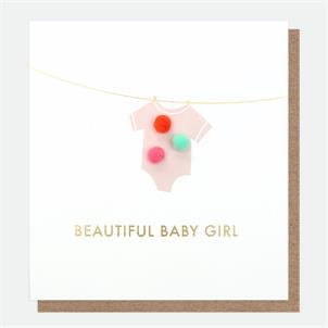 New Baby It’s a Girl Card