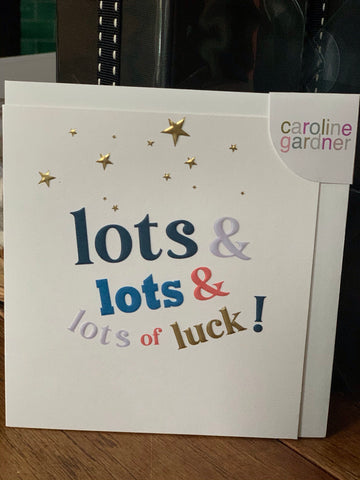 Lots and Lots of Luck Card