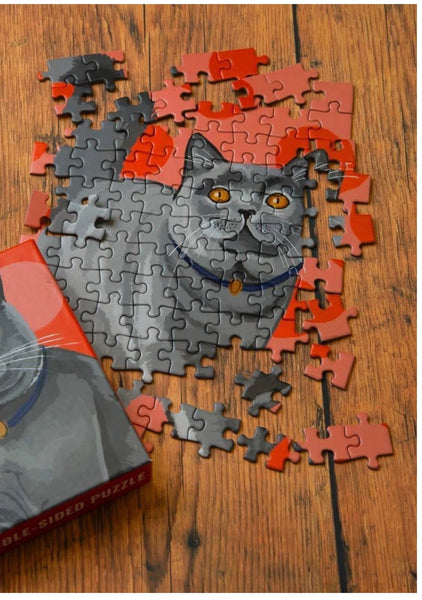 Cat Jigsaw Puzzle two sided